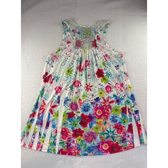 Women’s Sheik Boutique Size XL Multicolor Floral Tank. - Picture 3 of 3